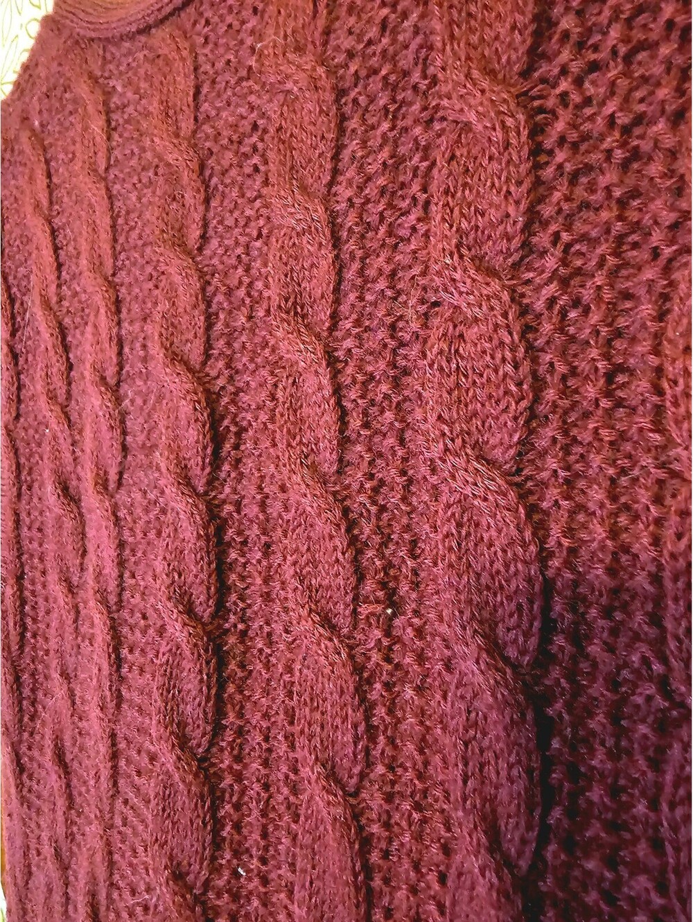 Vintage Burgundy Red Pendleton Sweater Vest - Picture 2 of 5